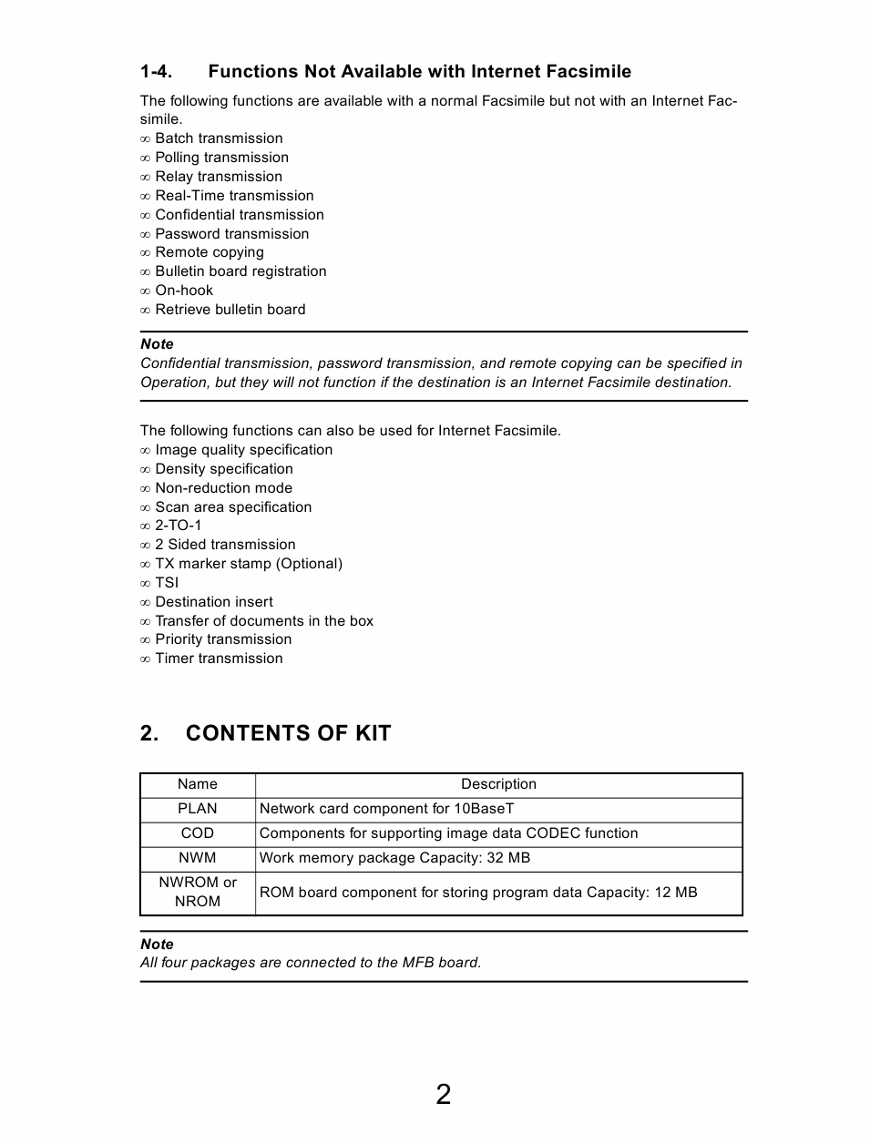 Konica-Minolta MINOLTA Di250f Di350f Network-Application Service Manual-2